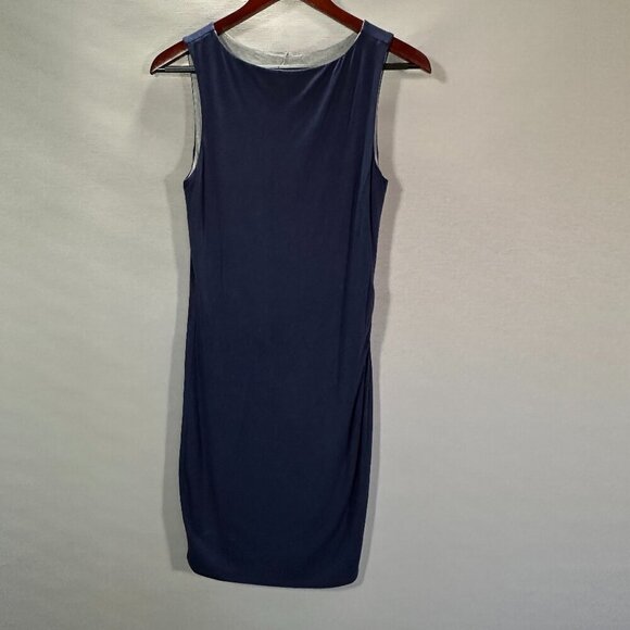 Athleta Dresses & Skirts - Athleta Reversible Inverse Dress Womens XXS Navy Blue Gray Tank Modal Stretch